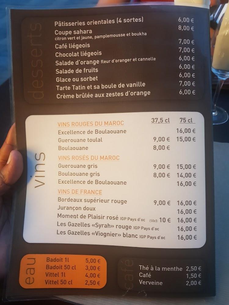 Le Ouarzazate - Menu Image 2